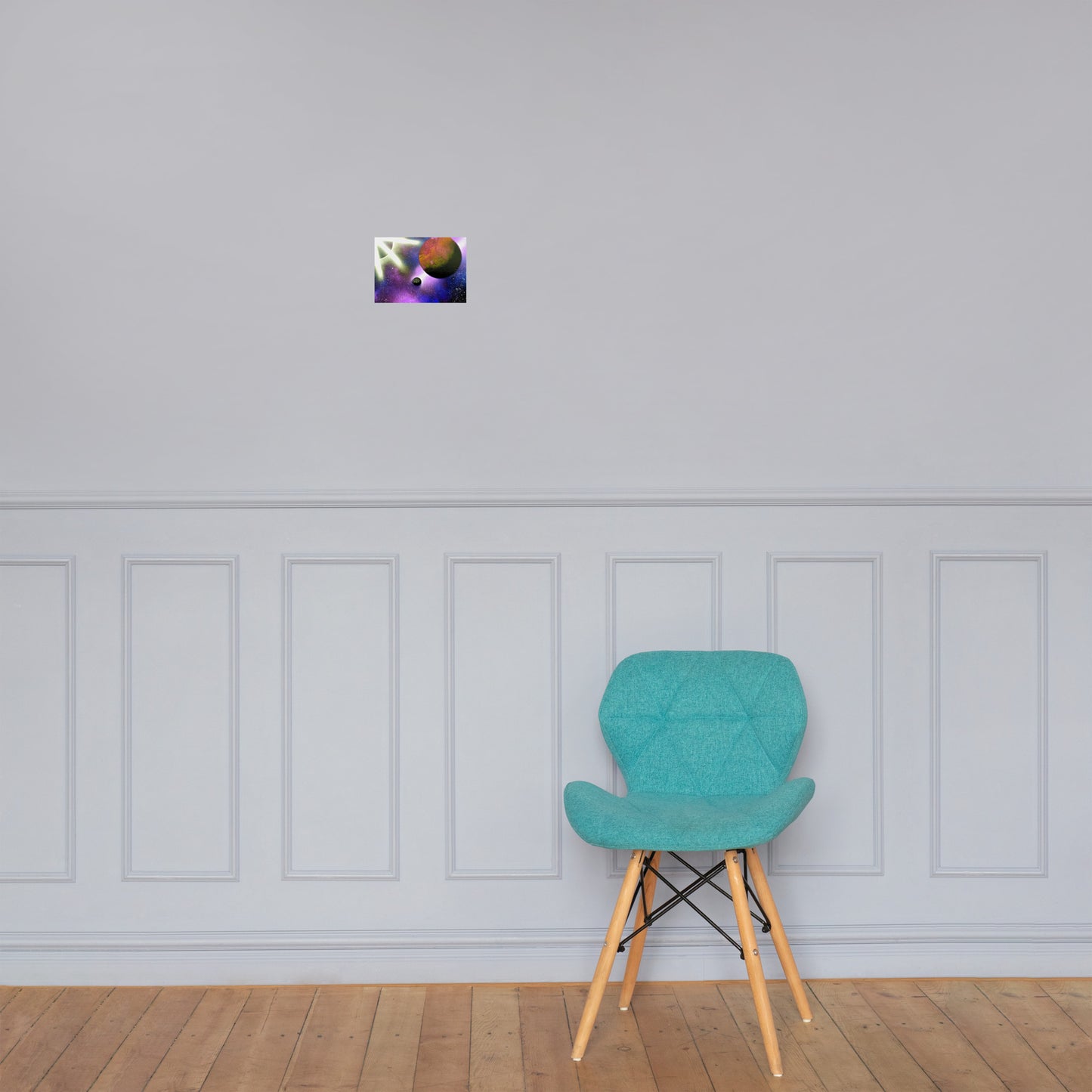 Purple Celestial Illumination Poster