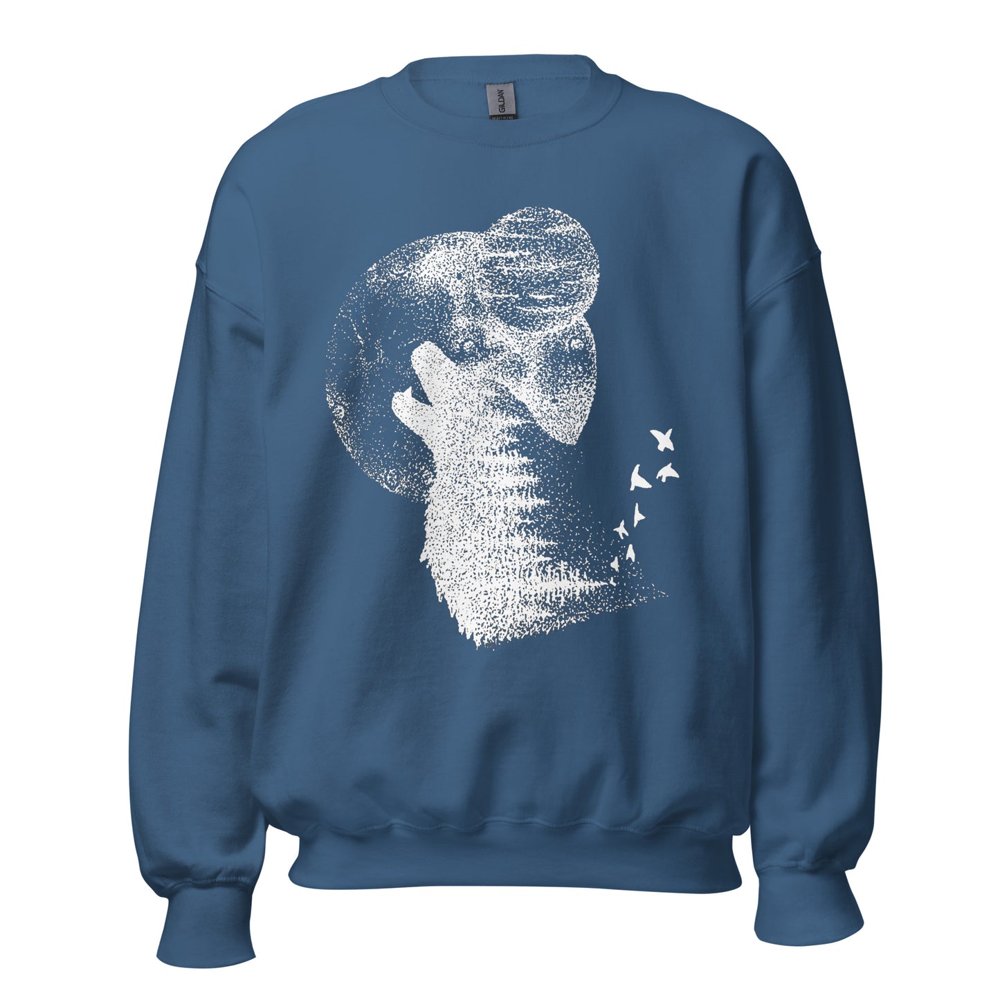 The Wolf and the Cosmos 1 Unisex Crew Neck Sweatshirt