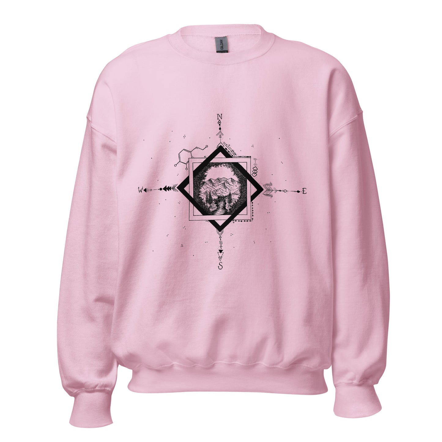 Serene Stream Unisex Crew Neck Sweatshirt