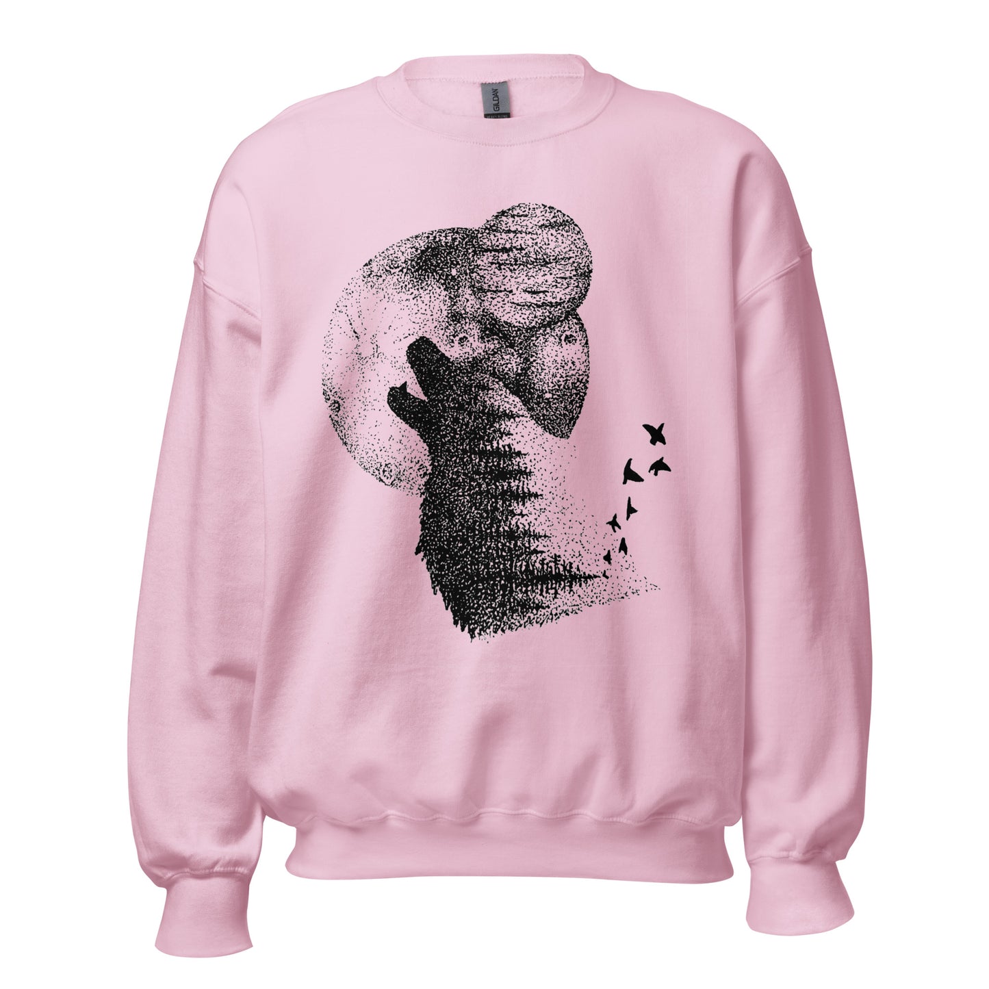 The Wolf and the Cosmos 1 Unisex Crew Neck Sweatshirt