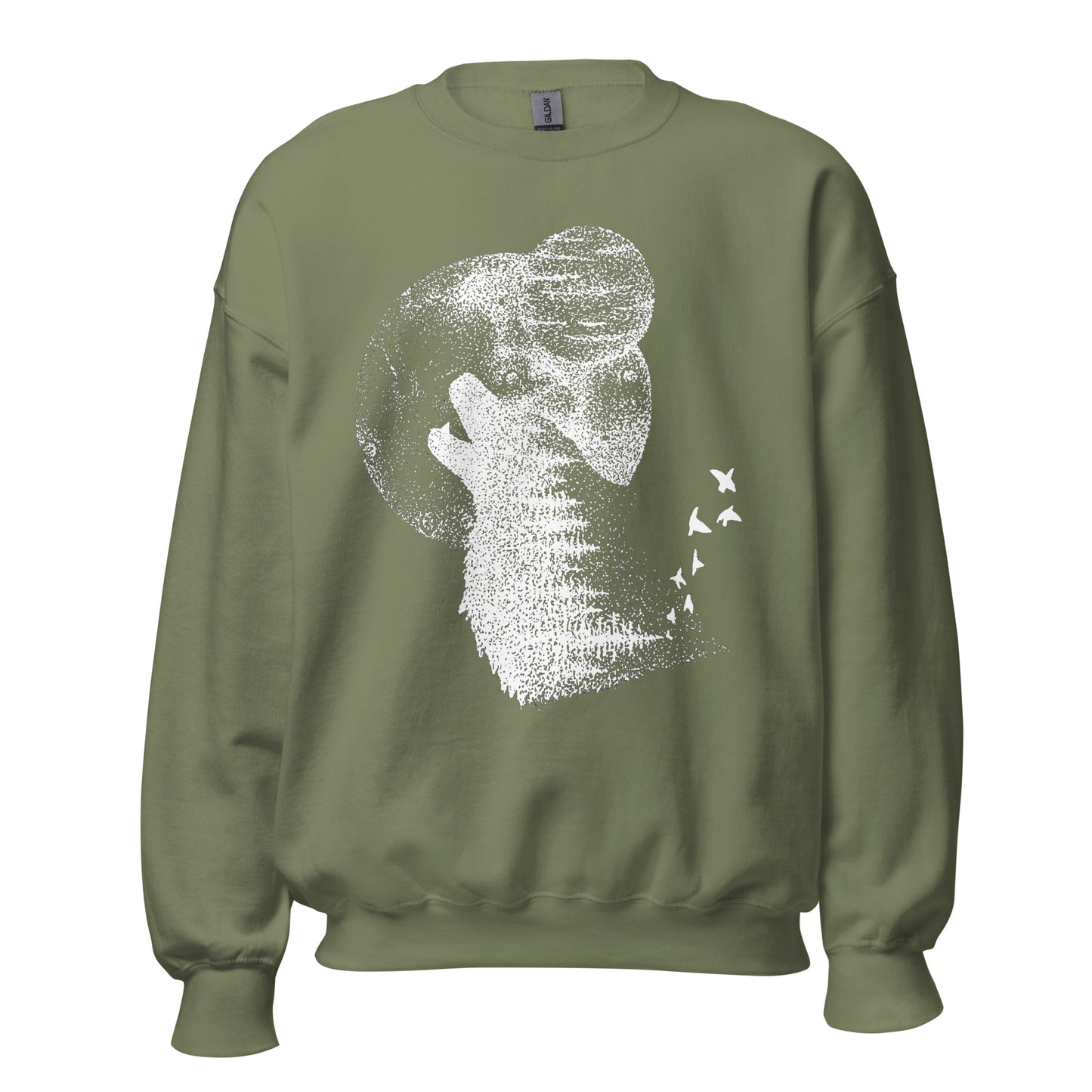 The Wolf and the Cosmos 1 Unisex Crew Neck Sweatshirt