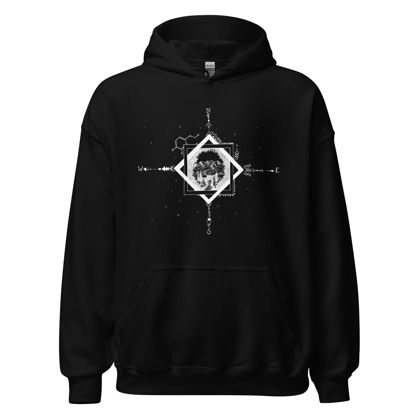 Serene Stream Unisex Heavy Blend Hoodie