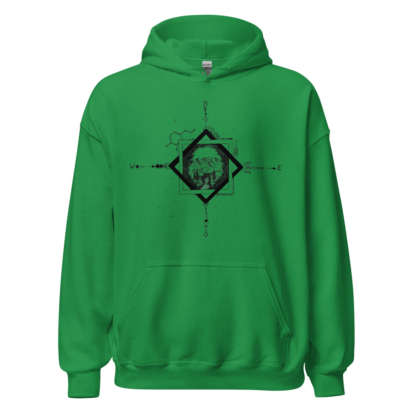 Serene Stream Unisex Heavy Blend Hoodie