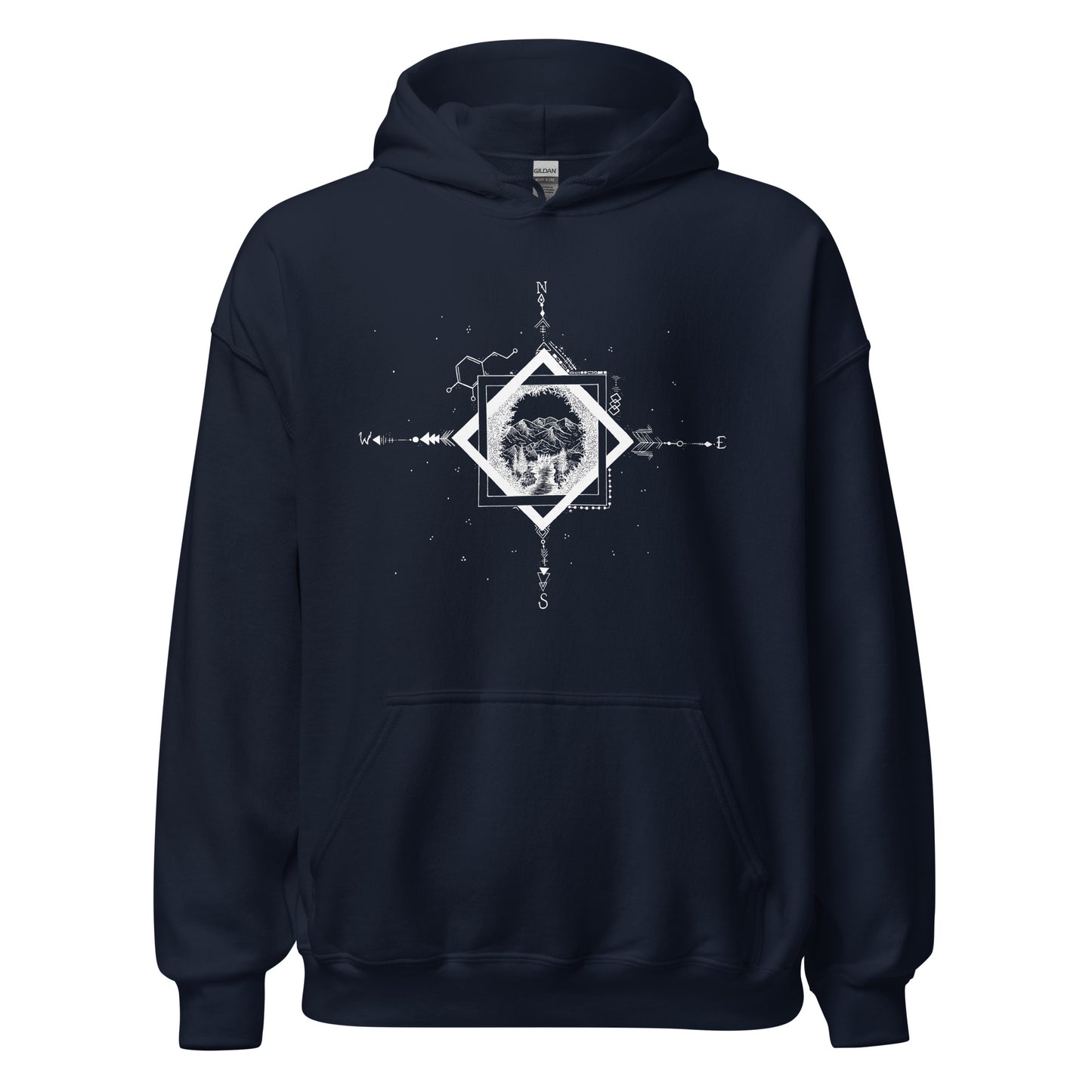 Serene Stream Unisex Heavy Blend Hoodie