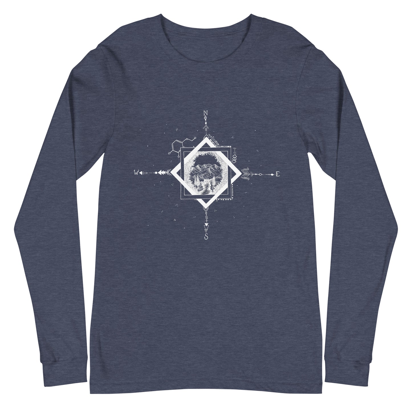 Serene Stream Unisex Long Sleeve Tee