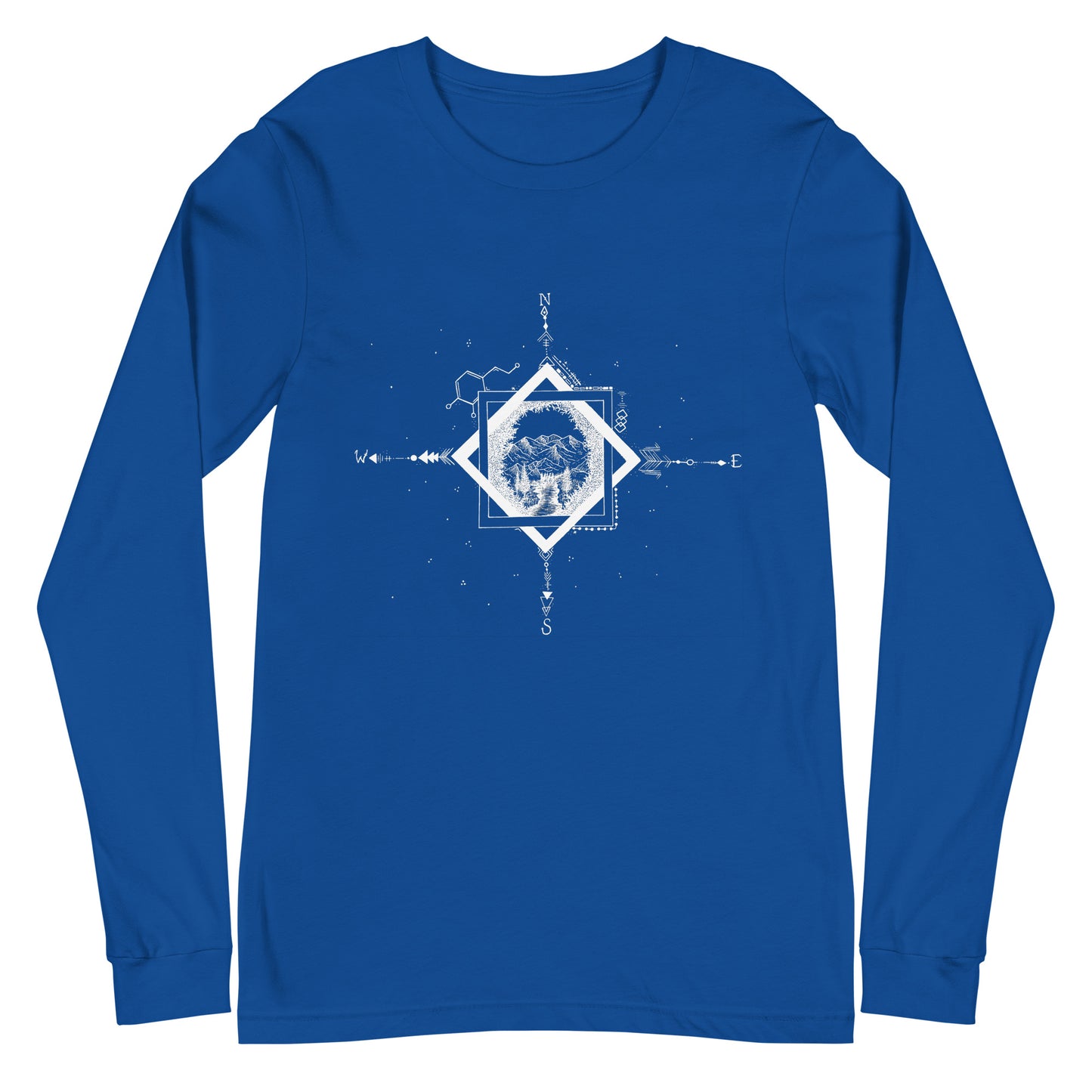 Serene Stream Unisex Long Sleeve Tee