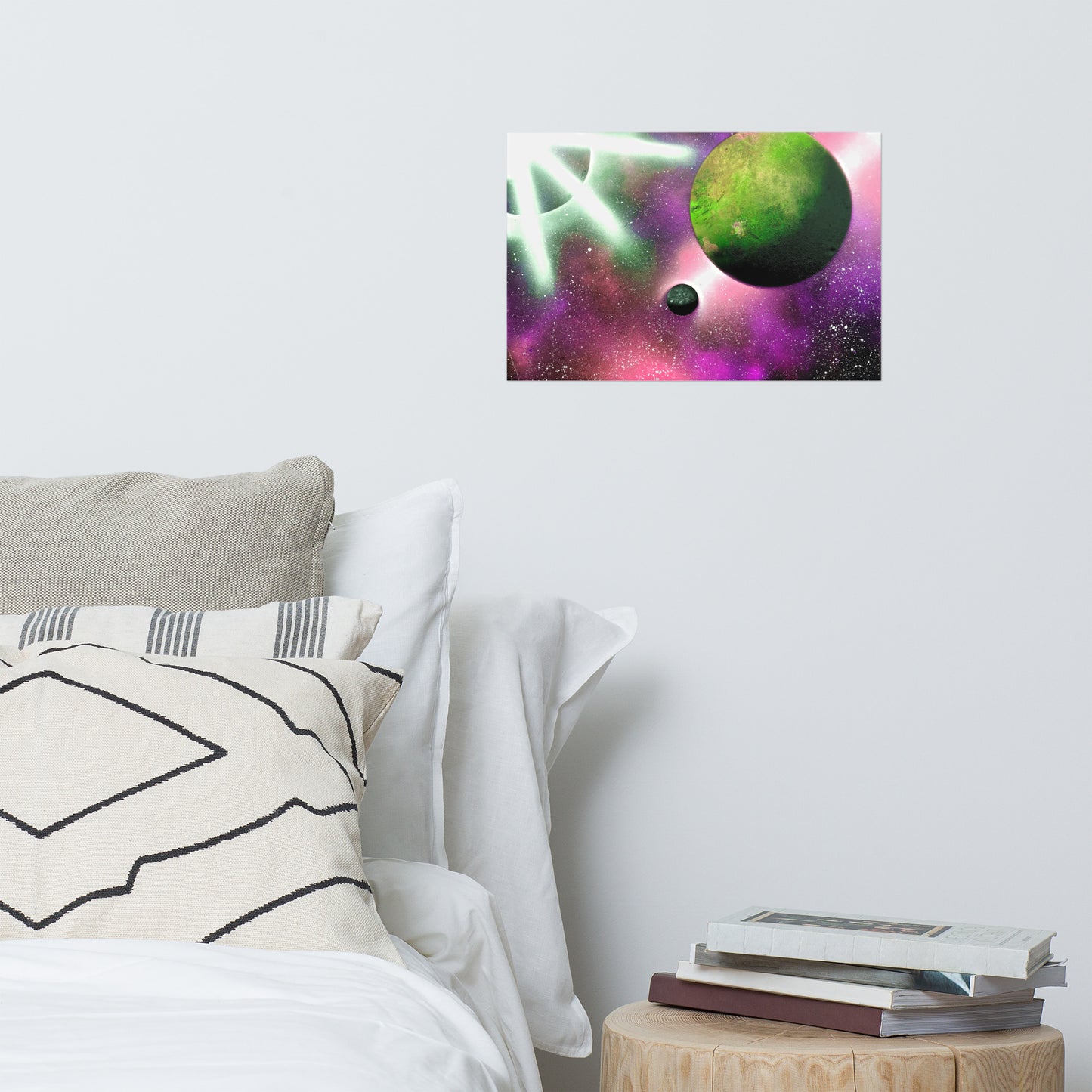 Pink Celestial Illumination Poster