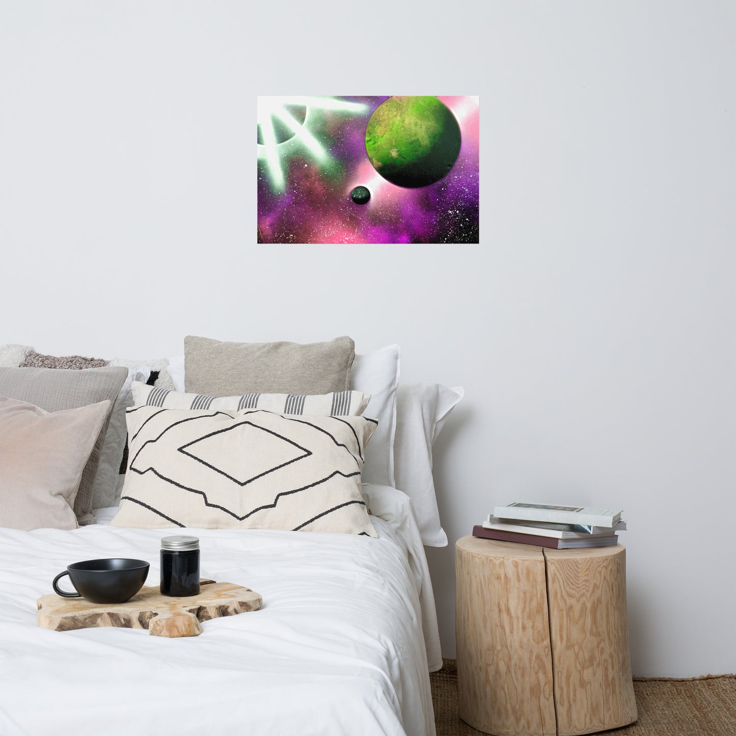 Pink Celestial Illumination Poster