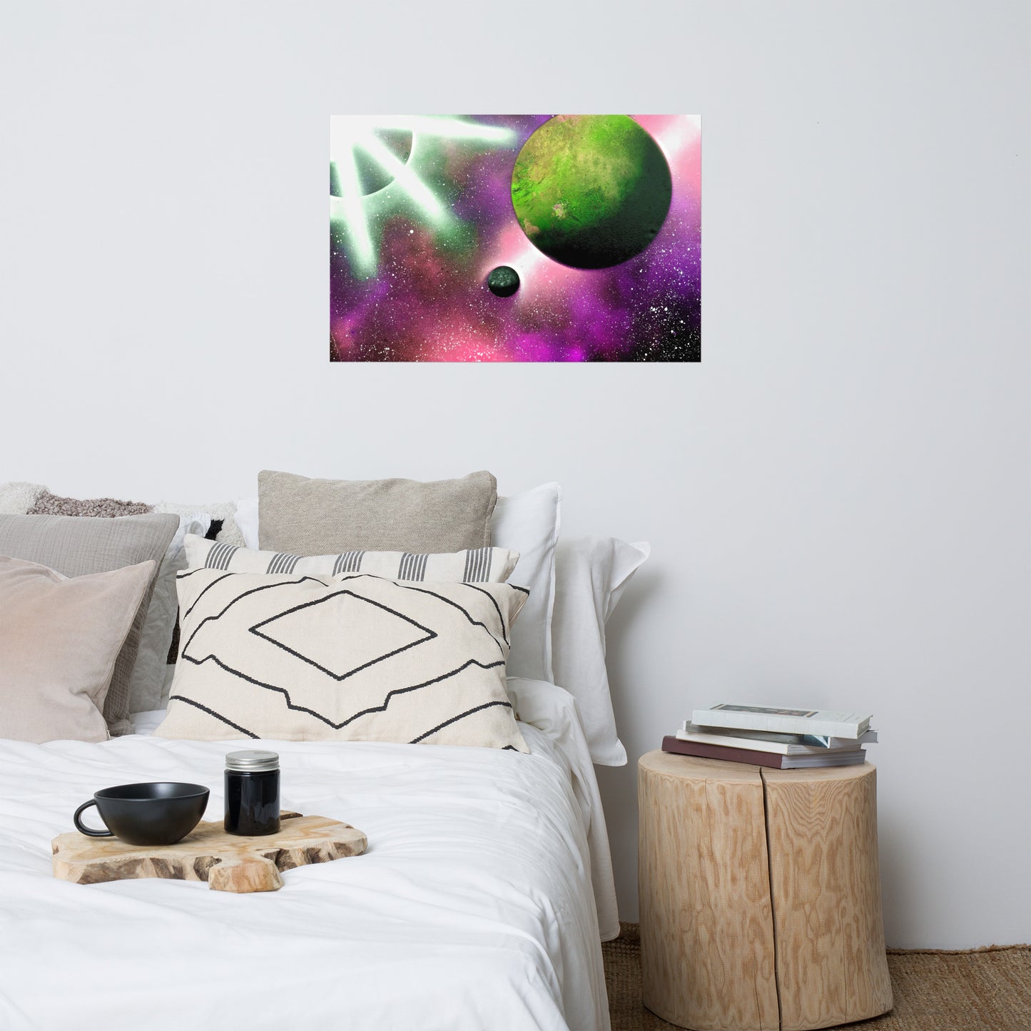 Pink Celestial Illumination Poster