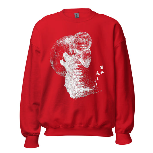 The Wolf and the Cosmos 1 Unisex Crew Neck Sweatshirt