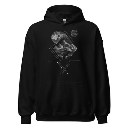 Pyramids Beneath the Stars Unisex Hoodie