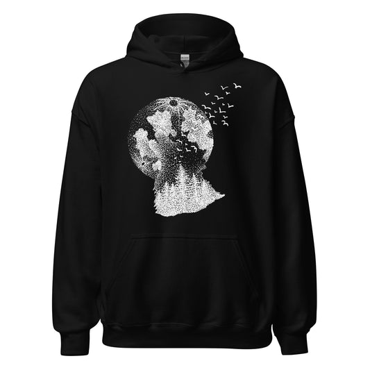The Wolf and the Cosmos 2 Unisex Heavy Blend Hoodie