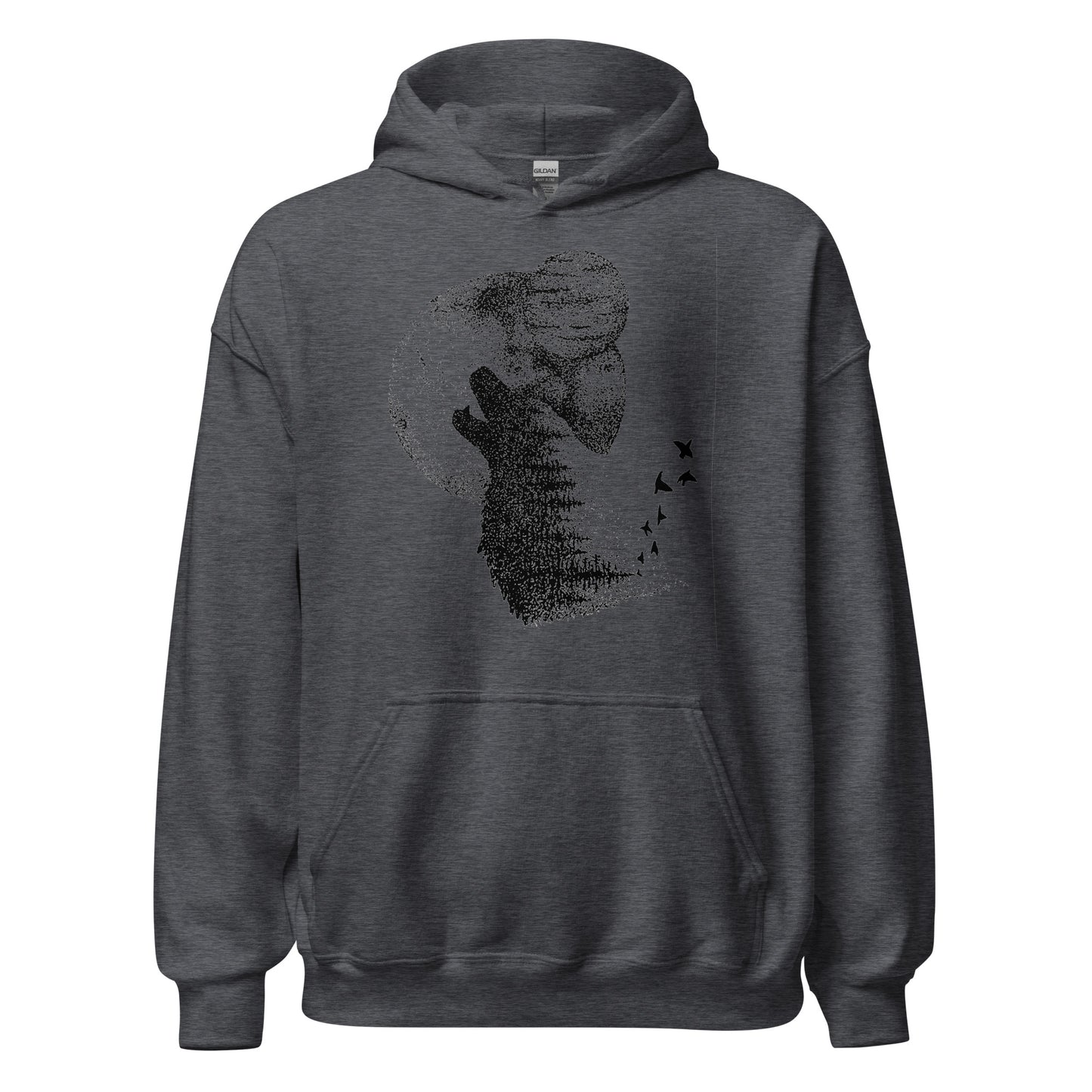 The Wolf and the Cosmos 1 Unisex Heavy Blend Hoodie