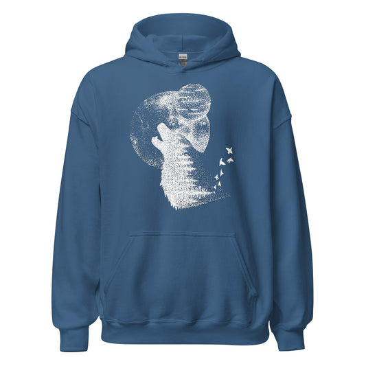 The Wolf and the Cosmos 1 Unisex Heavy Blend Hoodie