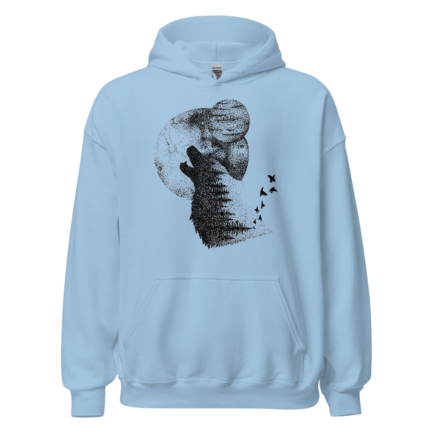 The Wolf and the Cosmos 1 Unisex Heavy Blend Hoodie