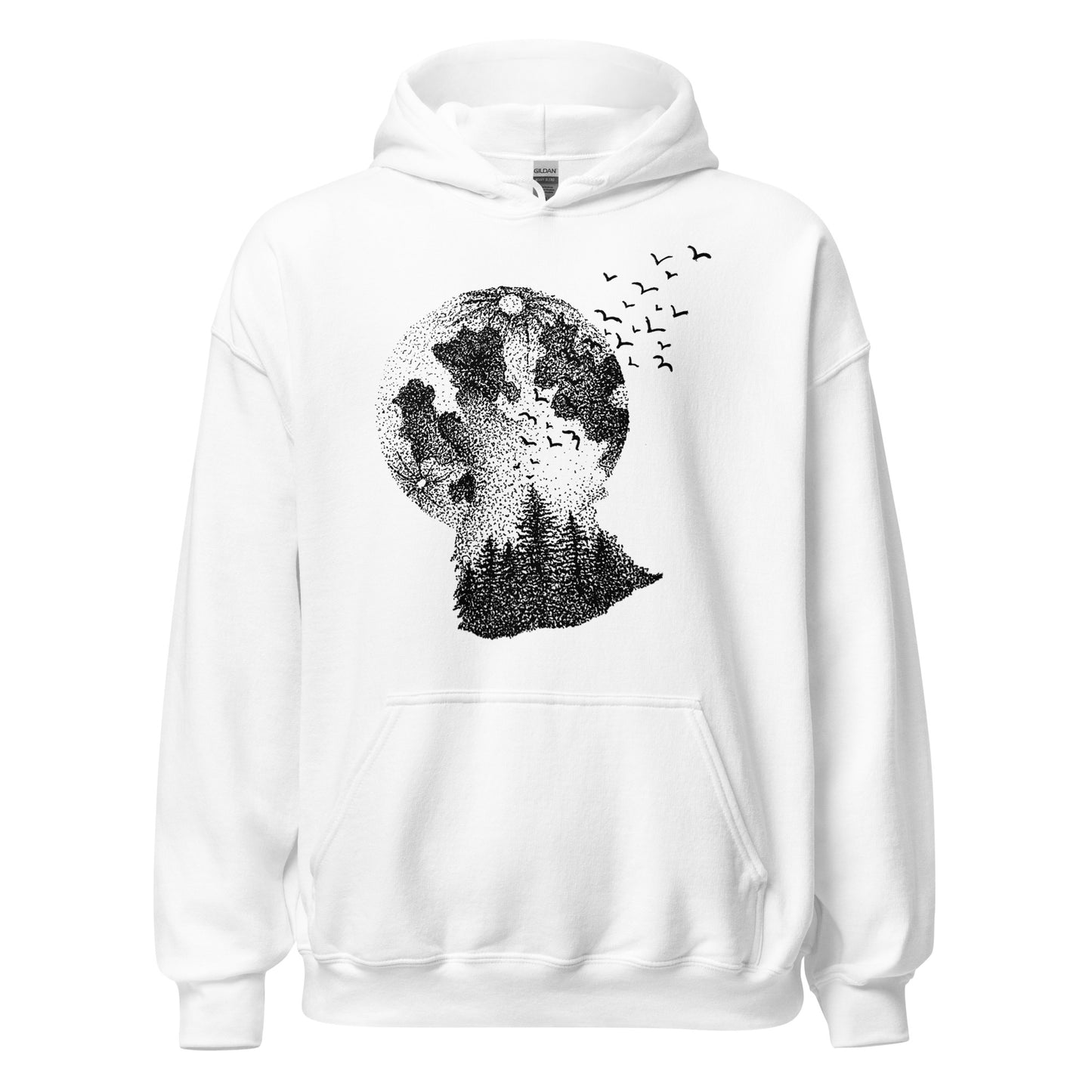 The Wolf and the Cosmos 2 Unisex Heavy Blend Hoodie