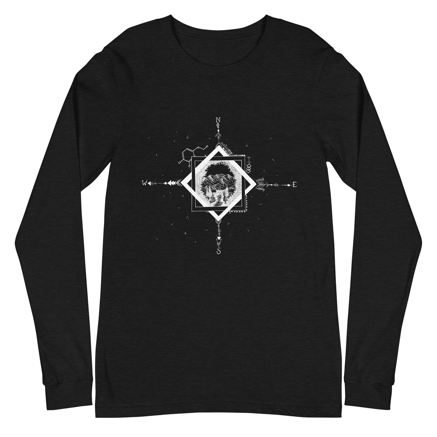 Serene Stream Unisex Long Sleeve Tee