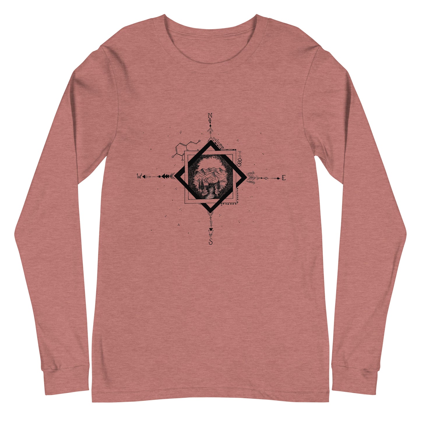 Serene Stream Unisex Long Sleeve Tee