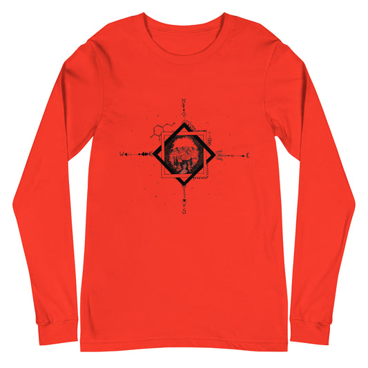 Serene Stream Unisex Long Sleeve Tee