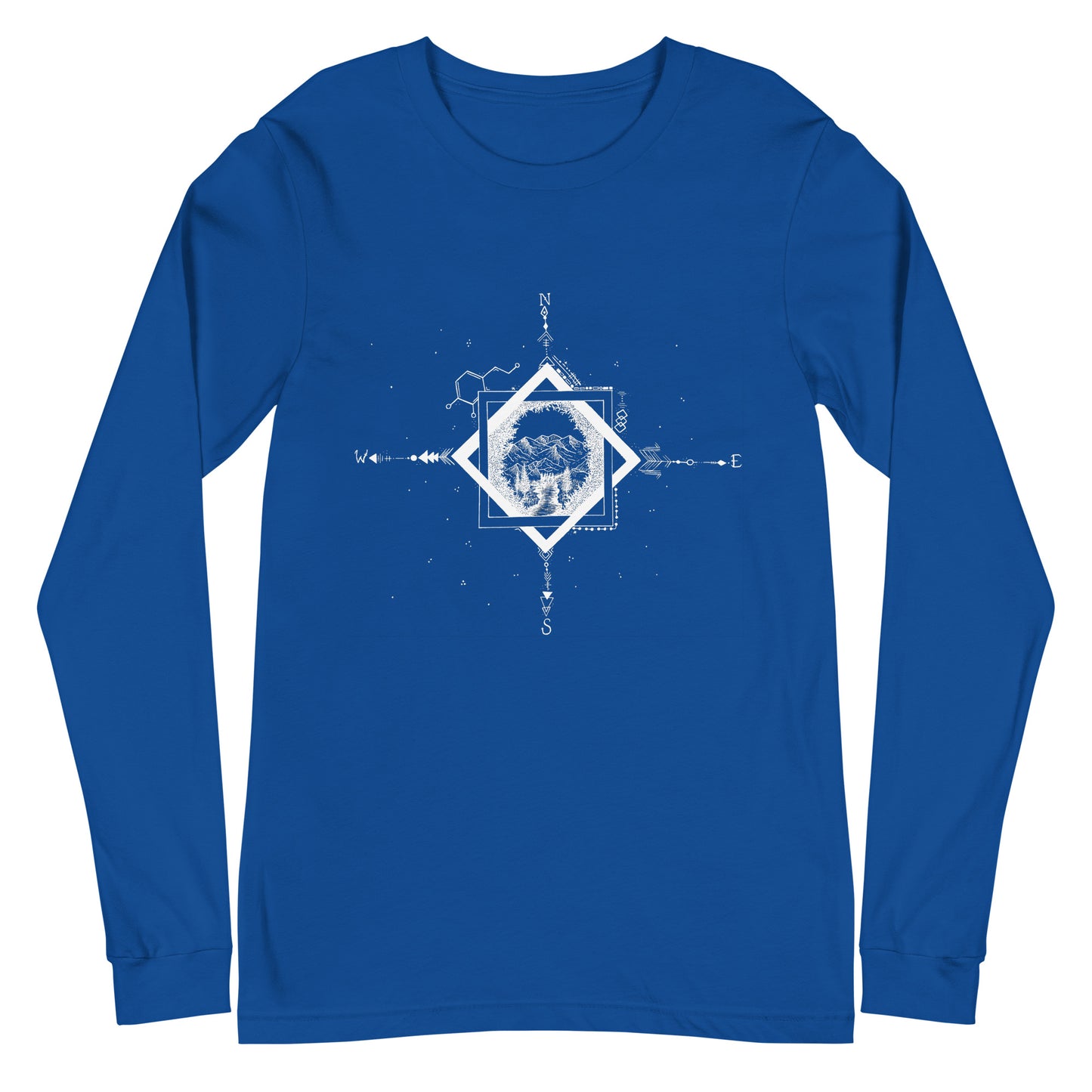 Serene Stream Unisex Long Sleeve Tee