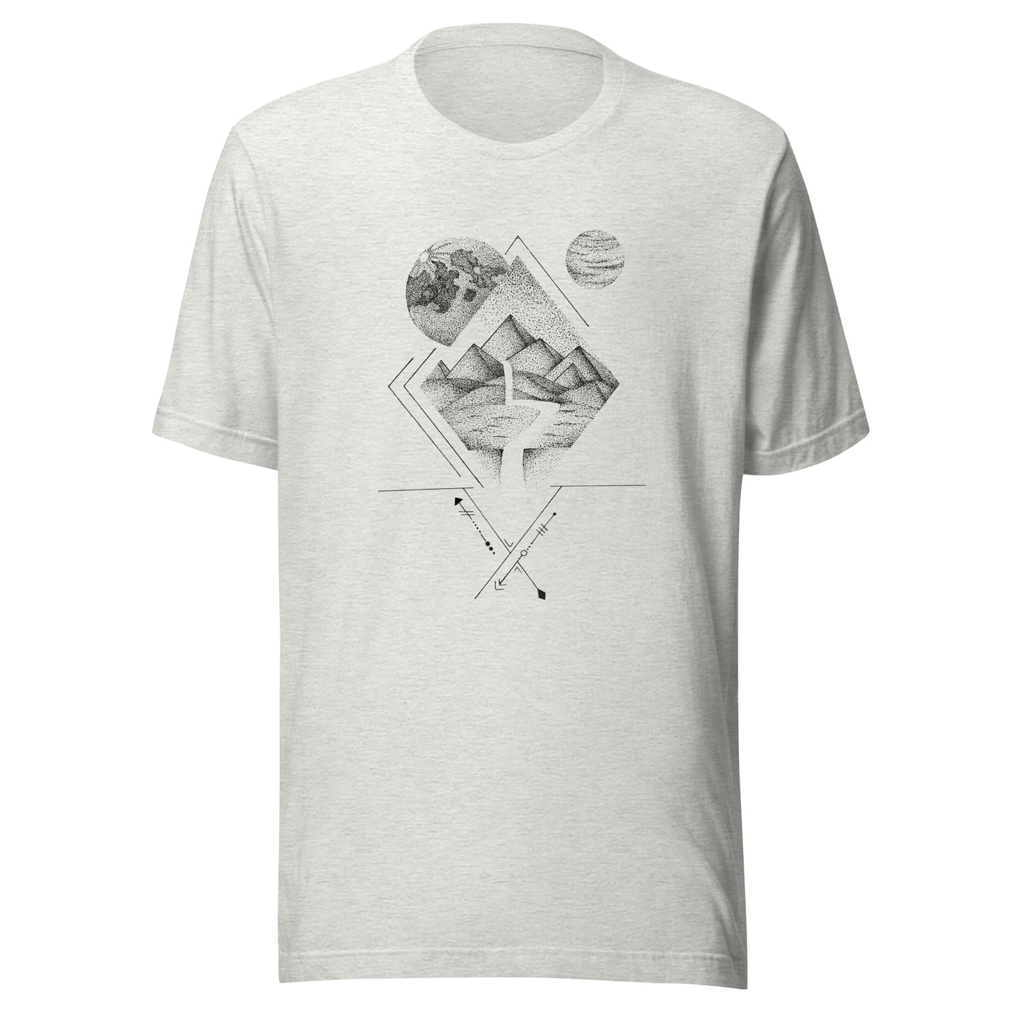 Pyramids Beneath the Stars Unisex T-Shirt