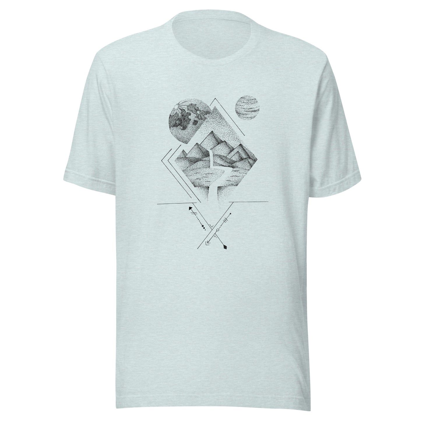 Pyramids Beneath the Stars Unisex T-Shirt